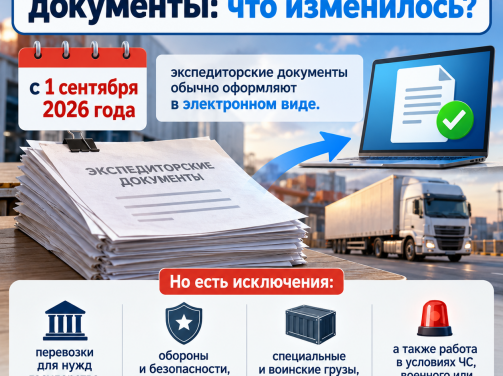 Бумажные экспедиторские документы: перечень случаев расширили